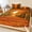 Rust, Ochre, Amber, Terracotta, variant on Twin XL Size Fitted Sheet Set - Winter Forest 2 Piece Bedding Sets 16" Deep Pocket Fitted Sheet with 1 Pillowcases, Snowy Frosted Tree Bare Branches Rustic Brushed Microfiber Hotel Luxury Bed Sheets