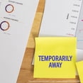 thumbnail image 3 of Self-Inking Temporarily Away Stamp, Trodat Printy 4911, Press and Print Stamping, Impression Size 5/8" x 1-1/2", Up to 10,000 Impressions - Orange Ink, 3 of 10