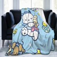 thumbnail image 3 of Pochacco Fleece Blanket Super Soft Cozy Throw Blanket 60"X50", Lightweight Fuzzy Comfy Flannel Blanket Warm Plush Throw Blankets For Couch, Sofa, Bed, 3 of 7