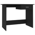 thumbnail image 2 of vidaXL Desk Black 100x50x76 cm Engineered Wood, 2 of 5