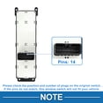 thumbnail image 4 of Interruptor de ventana eléctrica Unique Bargains No. 935701G110 para el lado del conductor delantero izquierdo para Kia Rio Hybrid 2006-2010 Negro, 4 of 7