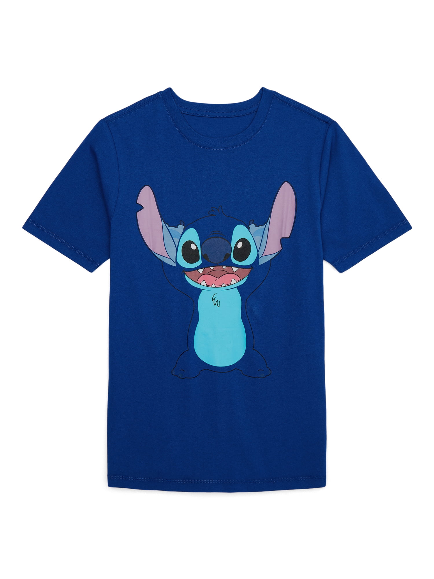 Disney Stitch Boys Short Sleeve Belly Graphic Costume T-Shirt, Sizes 4-18