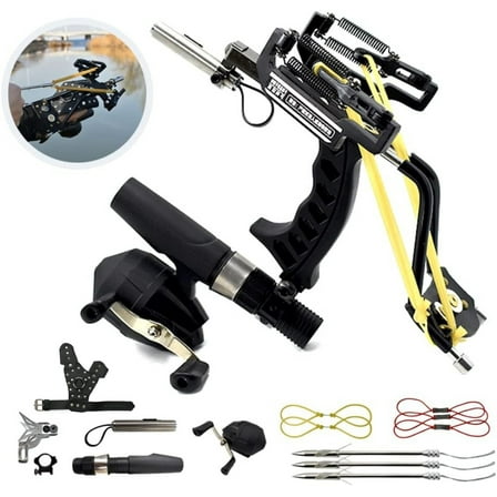 Professional Adult Wrist Laser Slingshot - Mud balls, Reel & Wristband Piaoyu