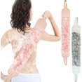 thumbnail image 1 of Pack Exfoliating Back Brush, Reversible Handle, Shower Sponge Accessory (Pink, Gray), 1 of 4