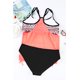 thumbnail image 3 of ABPHQTO Bañador tankini de mujer forrado estampado rosa, 3 of 5