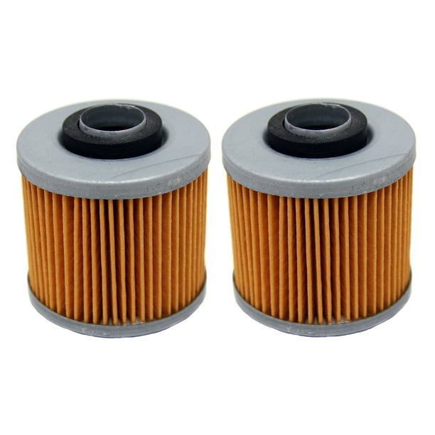 2 Pack Oil Filters for Yamaha Grizzly 600 4x4 YFM600FW & Raptor 700