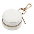 thumbnail image 2 of Joernso Round Jewelry Storage Box Earrings Organizer Zipper Design Waterproof Compact Size Portable Ring Jewelry Carrying Case, 2 of 8