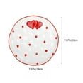thumbnail image 3 of Dinnerware Set Ceramic Plate For Household Fruit Plate Heart Pattern Plate Dessert Plate,Pink Kitchen Tableware, 3 of 7