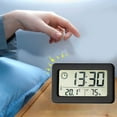 Atomic Clock with Outdoor and Indoor Temperature SelfSetting Alarm