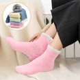 thumbnail image 6 of GIRACOA 6 Pairs Non Slip Hospital Socks for Women, Cozy Fuzzy Slipper Socks with Grip for Women Gifts, 6 of 7