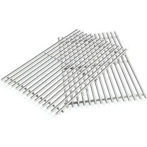 7528 7524, 19.5" Grill Grates for Weber Genesis 300 Series, Genesis E310 E320 E330 S310 S320 S330 EP310 EP320 EP330 Gas Grill Parts, Stainless Steel Cooking Grates Replacement Parts for Weber Genesis