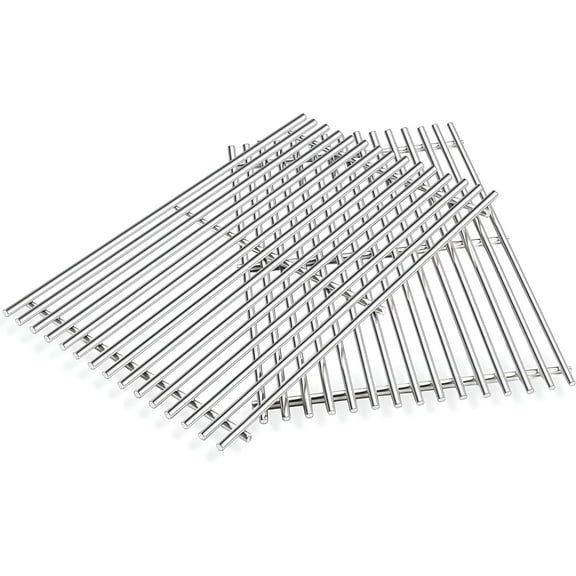 7528 7524, 19.5" Grill Grates for Weber Genesis 300 Series, Genesis E310 E320 E330 S310 S320 S330 EP310 EP320 EP330 Gas Grill Parts, Stainless Steel Cooking Grates Replacement Parts for Weber Genesis