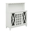 thumbnail image 5 of Gramercy Way Jill Zarin Bar Coffee Station Microwave Cabinet in White, 5 of 9