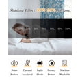 thumbnail image 4 of Blue Spring Floral Black Out Curtains 72 Inch Long, Light Blocking Drapes with Black Liner, Farmhouse Flowers Elegant Pastoral Thermal Blackout Curtains for Bedroom Living Room 52"x72" 2 Panels, 4 of 8