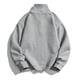 thumbnail image 5 of Blusa y camisa de cuello vuelto de manga larga para hombre, sudadera con cremallera, polar, verde, marrón, gris, media cremallera, lisa, deportiva, para exteriores, uso diario, vacaciones, ropa de cal, 5 of 8