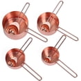 thumbnail image 2 of Juego de 8 tazas medidoras y cucharas medidoras de acero inoxidable Taza medidora de oro rosa Accesorios para hornear para cocina Cocinar Hornear por - Good Wishes, 2 of 7