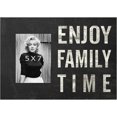 thumbnail image 1 of Black ENJOY Family Time Wood Photo Frame, 1 of 1