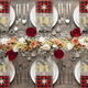 thumbnail image 5 of Paquete de 12 cubiertos de Navidad, paquete de cubiertos de encaje de arpillera a cuadros rojos para bodas, fiestas de Navidad MFZFUKR CPB-SSW45-2, 5 of 5