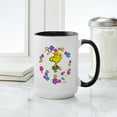 thumbnail image 4 of CafePress - Woodstock Peace Large Mug - 15 oz Ceramic Large White Novelty Mug, 4 of 4