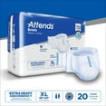 thumbnail image 6 of Attends Adult Incontinence Brief XL Heavy Absorbency Breathable, DDP40, 20 Ct, 6 of 7