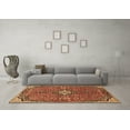 thumbnail image 3 of Ahgly Company Indoor Rectangle Medallion Brown Traditional Area Rugs, 5' x 8', 3 of 4