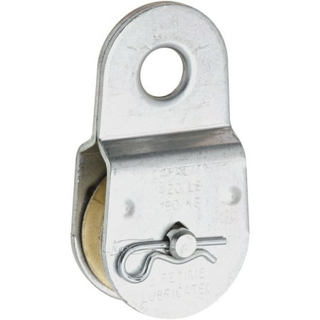 National Hardware N195-800 3213BC Fixed Single Pulley in Zinc plated