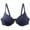 Dark Blue-bras for women, variant on Women Plus Size Full Coverage Bra Front Closure Convertible Straps Bralettes Wire Push Up Brassiere Summer Seamfree Underwear