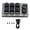 Black, variant on Rupoun 6 Key Mini Keypad with Knob Blue Switch Wired USB Wireless Bluetooth Dual Mode Mechanical Keyboard Black