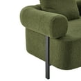 thumbnail image 4 of Christopher Knight Home 78" Modern 3-Seater Upholstered Sofa, Oversized Comfy Couch with 3 Plush Pillows, Green, 4 of 10