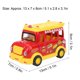 thumbnail image 3 of 1:32 Children Alloy Dining Car Model Kid Pull Back Car Toy Decoration with Light Music(Red ), 3 of 4