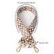 thumbnail image 2 of Correa Cruzada Nailon Suave para Mujer Ancha Bolso Cadena (marrón +) Blanco, 2 of 4