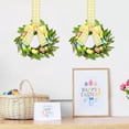 thumbnail image 4 of Easter Wreaths With Lights Small Wreaths For Front Door Kitchen Cabinet Artificial Egg Sign With Lights Ribbon Bow For Window Table Farmhouse Decor, 4 of 9