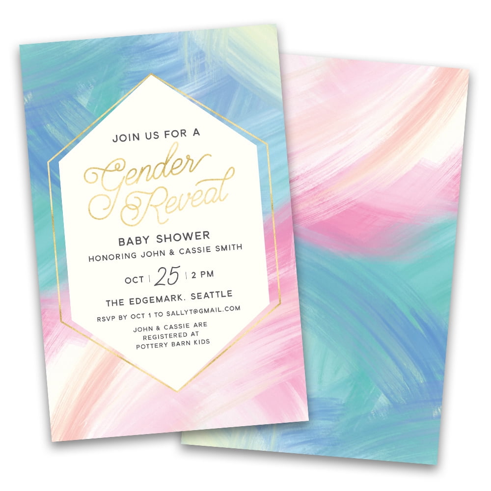 personalized baby shower invitations walmart