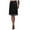 Black, variant on RUTAYY Women Silk Base Skirt Inner Skirt Half Skirt Penetration And Light Leakage Base Skirt White Lace Edge Inner Skirt Half Skirt Solid Color Flowy Swing Pleated Beach Skirts