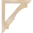 thumbnail image 3 of Ekena Millwork 3 1/2"W x 34"D x 38"H Balboa Slat Smooth Bracket, Douglas Fir, 3 of 4