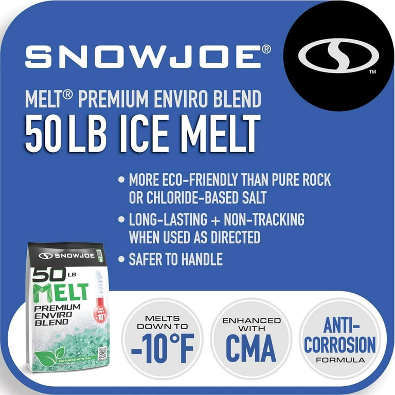 Snow Joe Enviro Blend Ice Snow Melt, Safe for Concrete & Plants