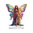 thumbnail image 3 of 2D Butterfly Decoración de hadas Decoración acrílica Centro de mesa de arte plano adorno para mesa de estantería de mesa gabinete, 3 of 8