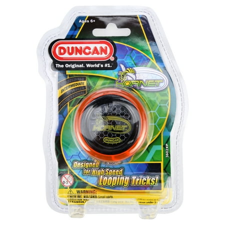 Duncan Toys Hornet Pro Looping Yo-Yo with String, Ball Bearing Axle and Plastic Body, Colors May Vary