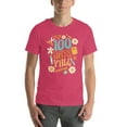 thumbnail image 2 of Happy 100th Day Of School 100 Days Yall Teacher Student T-Shirt (Heather Raspberry, S), 2 of 2