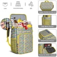 thumbnail image 5 of Vintage Checkered Cooler Backpack - 20L Insulated Soft Cooler Bag with Long-Lasting Cold Retention for Camping, 5 of 5