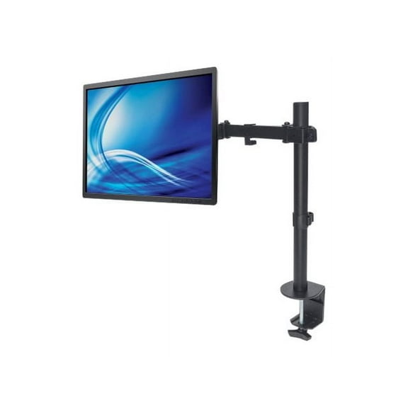 Manhattan 461542 Clamp Mount for up to 32" Monitor - 17.64lb Capacity - Black