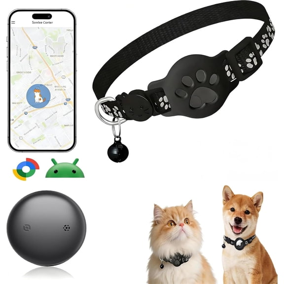 GPS Pet Tracker Collar for Cats & Small Dogs