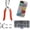 Mix, variant on No Sew Button Repair Kit,Metal Snap Buttons with Fastener Pliers Kit,Stainless Steel Snap Fastener Crimping Pliers Set,Sew-Free Snap Fastener Plier Kit,For Fabric,Clothes,Crafts and DIY Projects