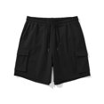 thumbnail image 4 of pstuiky Pantalones cortos para hombre, Pantalones cortos casuales de moda para hombre, de color liso, con bolsillo y cintura elástica. Pantalones cortos de golf, 4 of 8