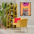 thumbnail image 3 of Stupell Industries Disco Tiger with Crown Animals Painting Gray Floater Framed Canvas Art Print Wall Art, 25 x 31, 3 of 10