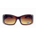 thumbnail image 2 of Texas West Cowboy Boot Womens Sunglasses With Rhinestone Accents UV400 PC Lens, 2 of 3