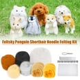 thumbnail image 3 of Penguin Needle Felting Material Production Kit For Beginners Wool Craft DIY J4F4, 3 of 8