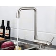 thumbnail image 2 of Xwlshop Foldable RV Kitchen Faucet, 304 Stainless Steel Hidden Sink Faucet with 180° Up/Down & 360° Horizontal Rotation for Window Installation, 2 of 7