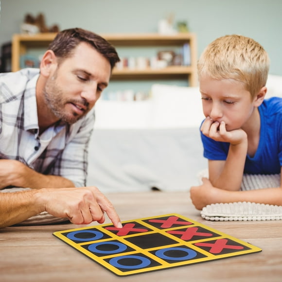 IMENGL - Jeux de Tac-toe Croisés pour Enfants, Activités Éducatives et de Jeu de Société Intérieur pour Tout-Petits 1-3 Ans, Aimants pour Réfrigérateur, Jeu d'Association d'Animaux Tête et Queues, Épais