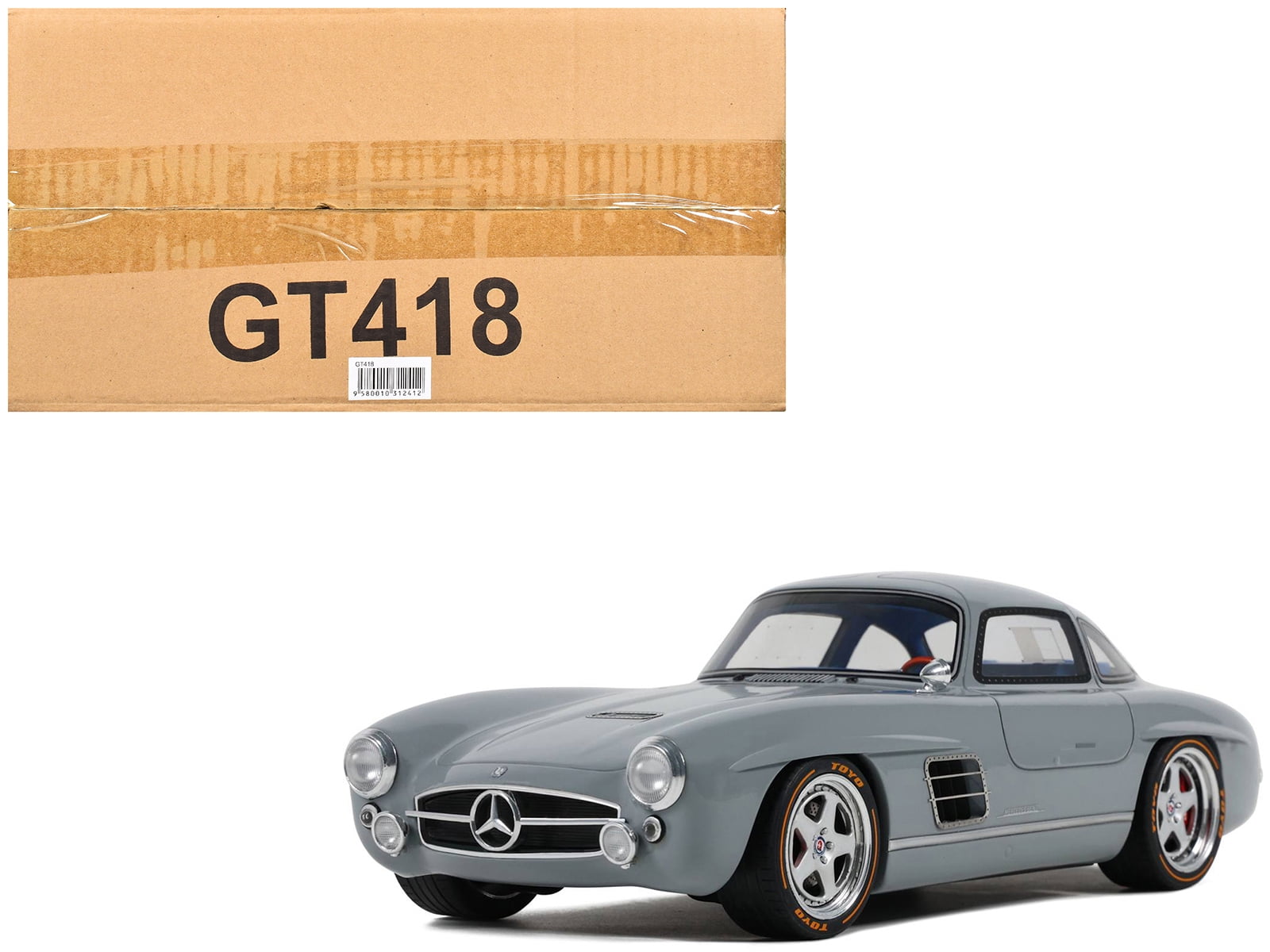 Diecast 2019 Mercedes-Benz S-Klub Gullwing Nardo Gray 1/18